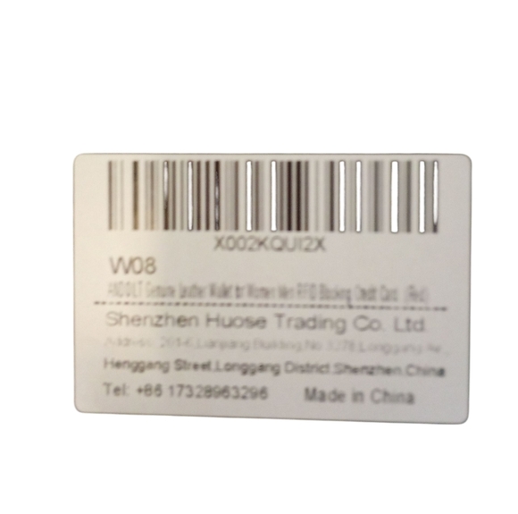 Andoilt Women’s Leather Zip Around Wristlet RFID Blocking Inside Zippered Pocket - Picture 5 of 11